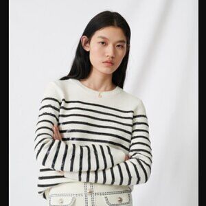 Maje Breton Sequins Sweater